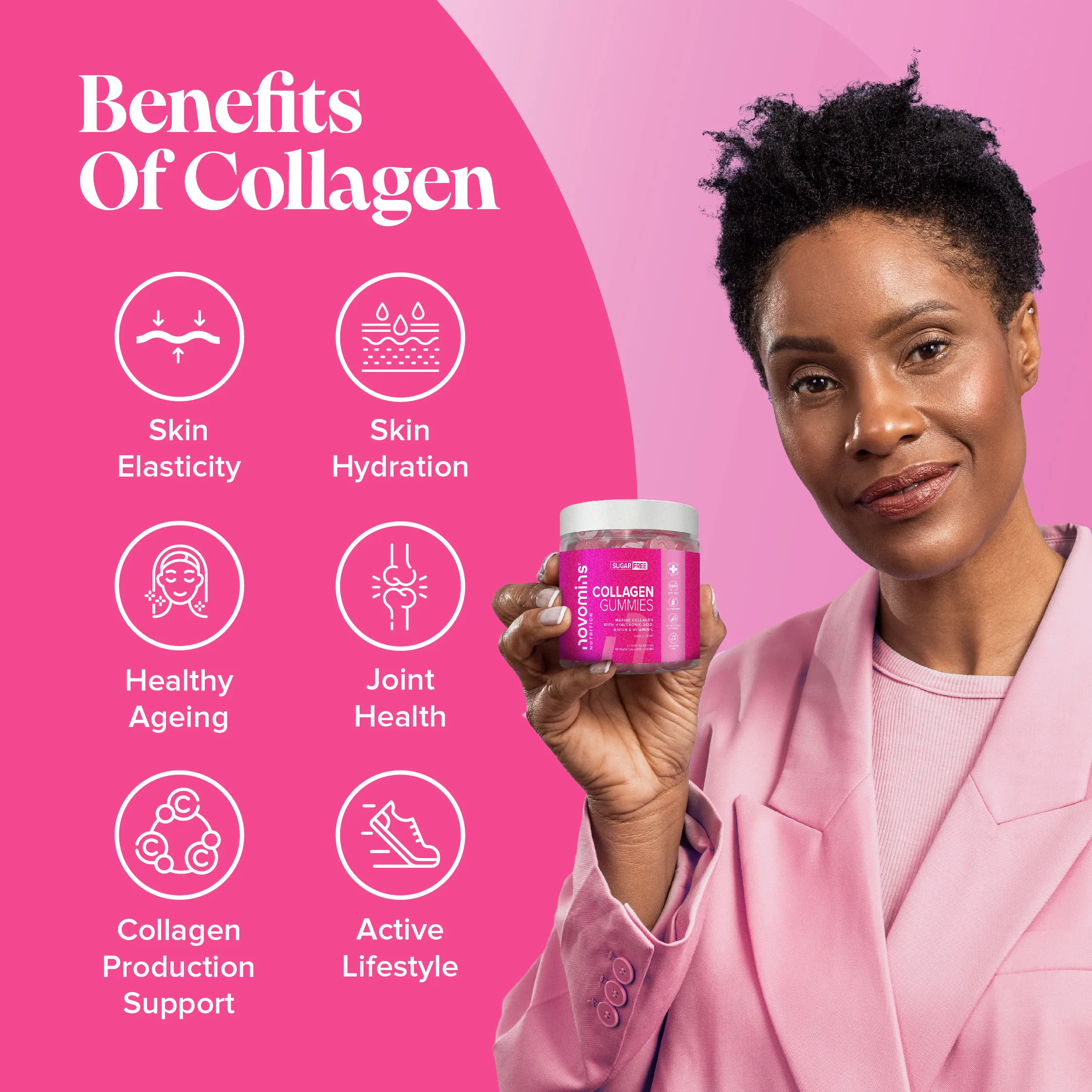Collagen Sugar-Free Gummies - Image 3